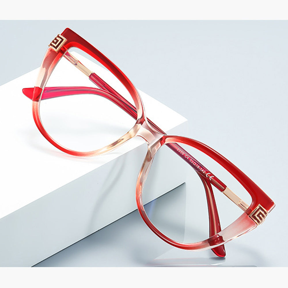 Damebriller for dataskjerm Techsuit 2259, Anti-Blått Lys, Brun