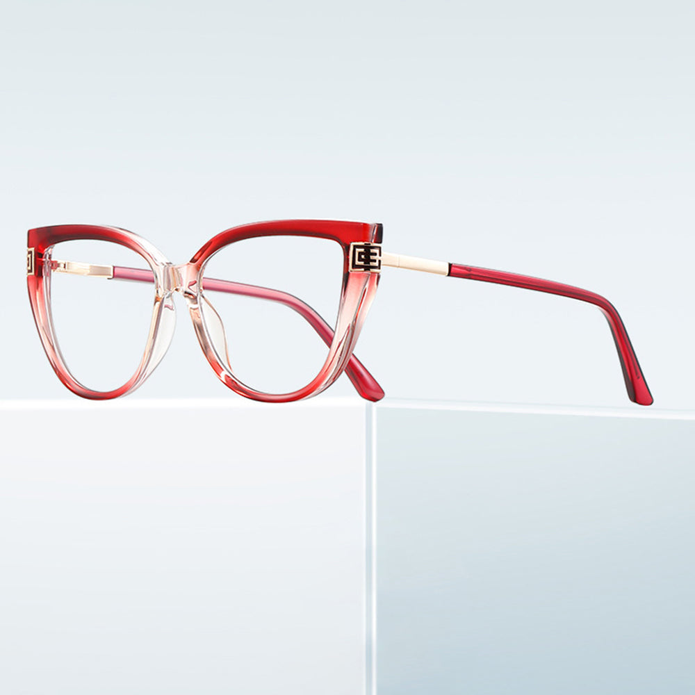 Damebriller for dataskjerm Techsuit 2259, Anti-Blått Lys, Brun