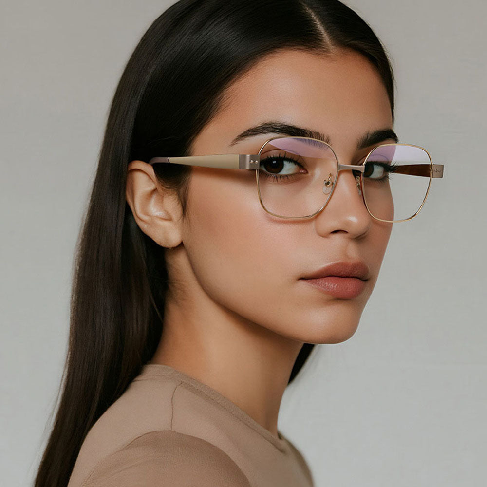 Dame databriller Techsuit 3172, Anti-blått lys, Rosa Gull