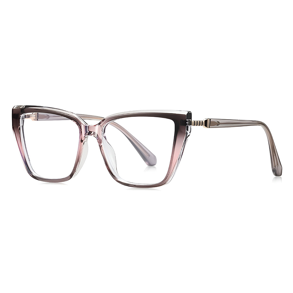 Dame databriller Techsuit LS250, Anti-blått lys, Rosa gradient