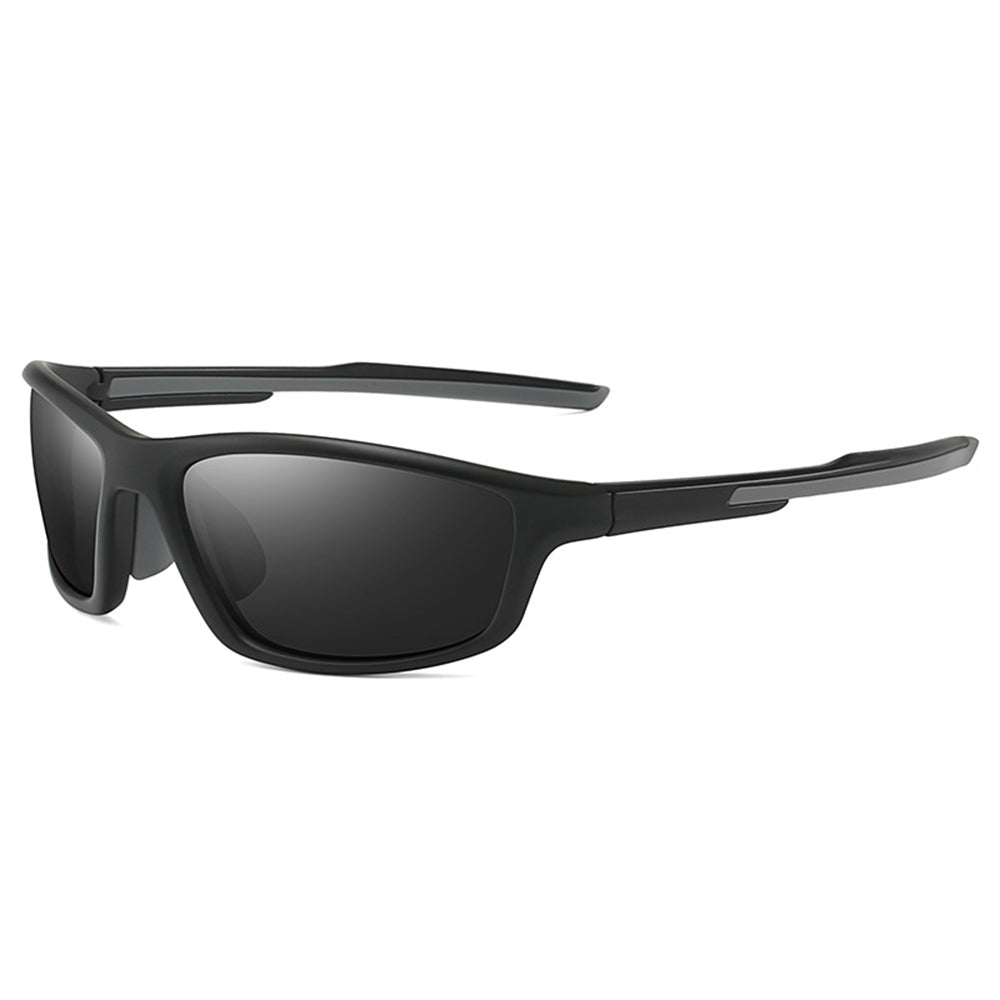 Unisex sykkelbriller Techsuit 3047, UV-beskyttelse, svarte