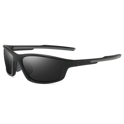 Unisex sykkelbriller Techsuit 3047, UV-beskyttelse, svarte