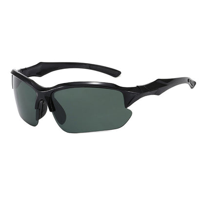 Unisex sykkelbriller Techsuit 9301, UV-beskyttelse, svarte