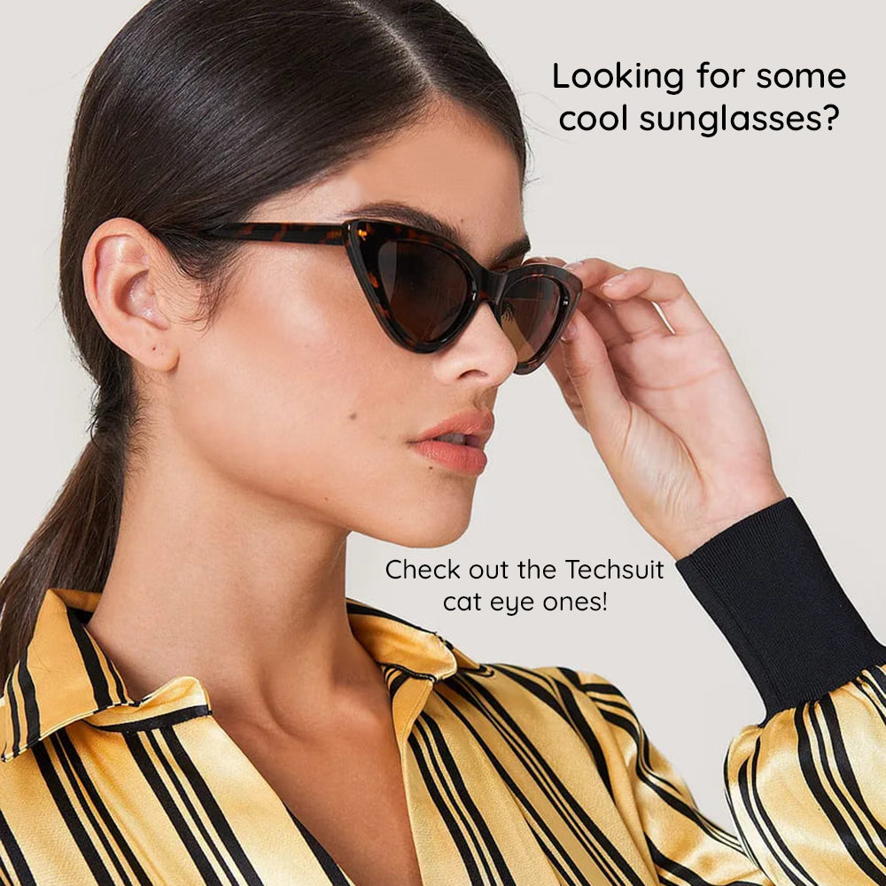 Dame solbriller Techsuit 5040, svart brun