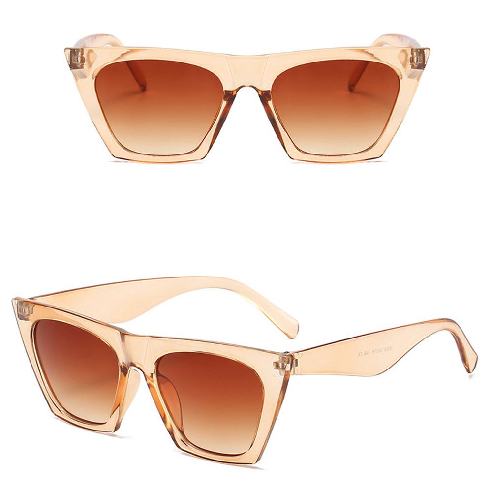 Dame solbriller Techsuit 5154, brun beige