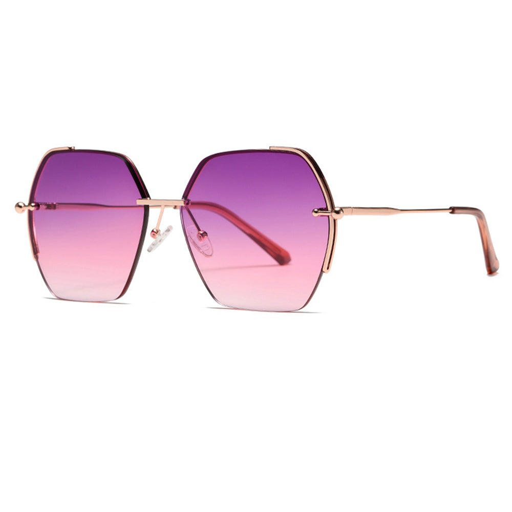 Dame solbriller Techsuit 8561, rosa gull lilla rød