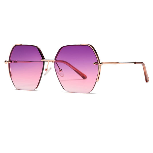 Dame solbriller Techsuit 8561, rosa gull lilla rød