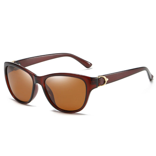 Dame solbriller Techsuit A572, polariserte, UV-beskyttelse, brune