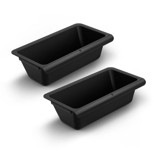 Spigen TO222J bilorganisator med montering under setet for Tesla Y Juniper, sett med 2 stk