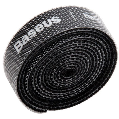 Organisator for kabler Baseus Circle, Velcro, 1m, Svart ACMGT-E01
