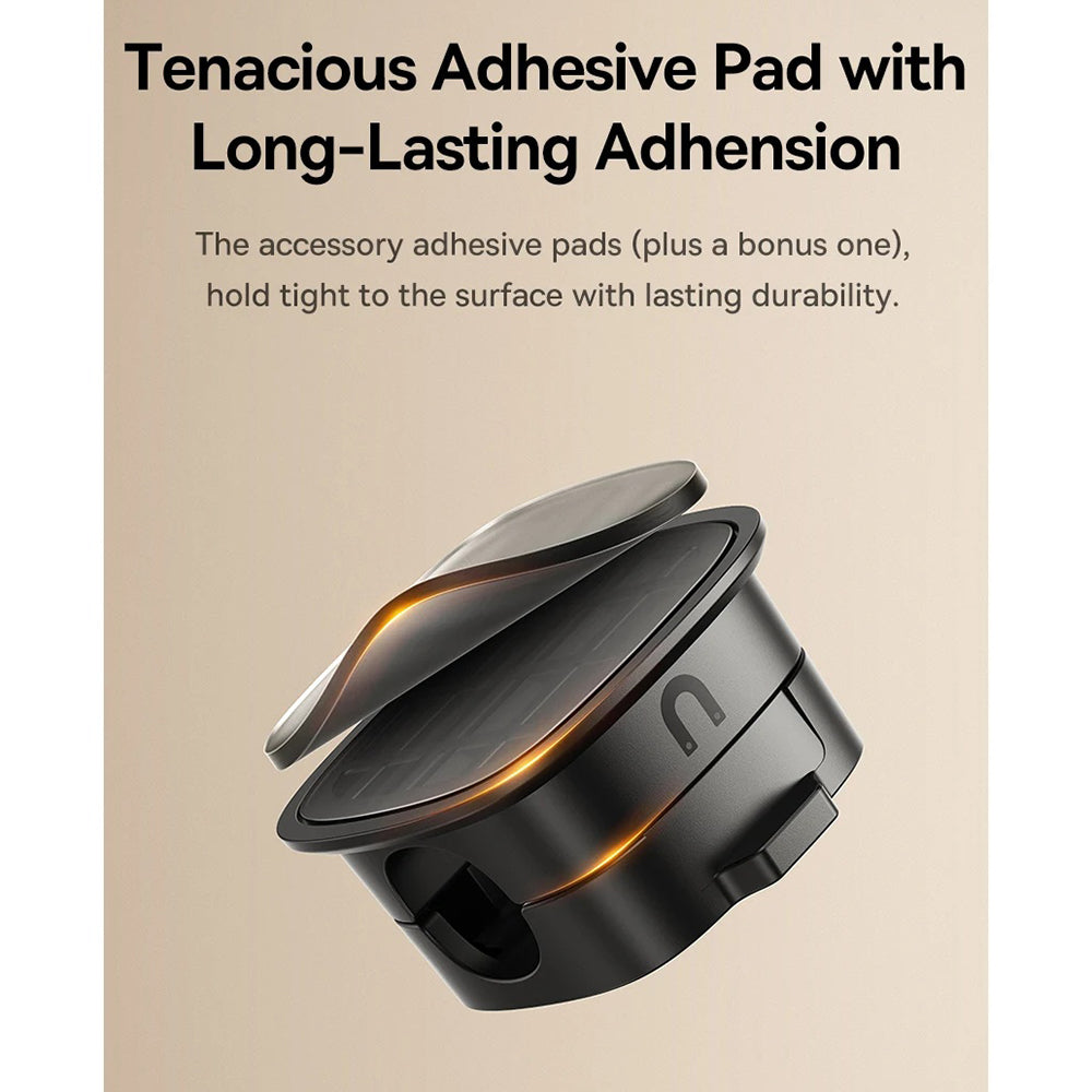 Baseus Lite Magnetic Kabelorganisator, Sett med 3 Stykker, Svart B01331106111-00