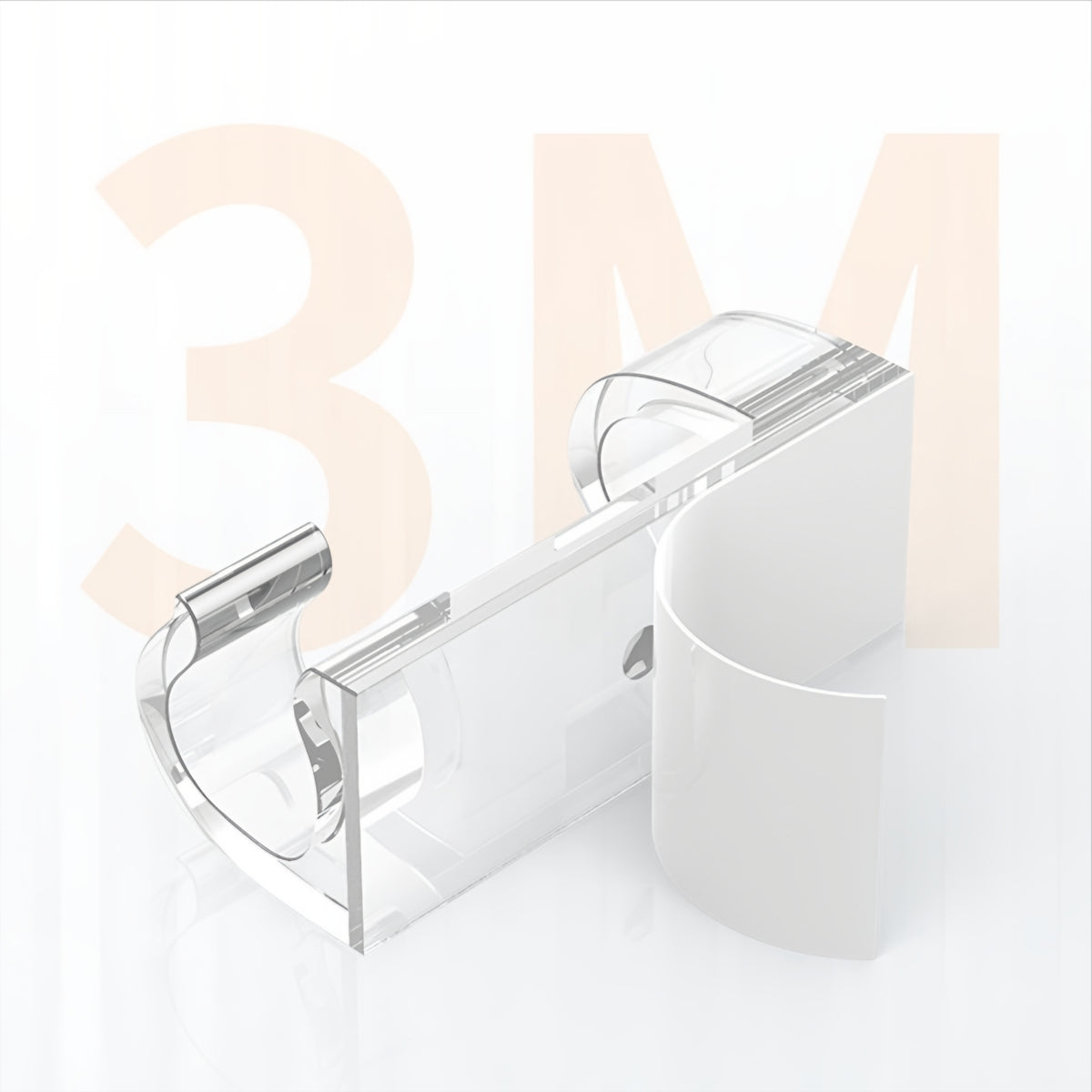 Kabelorganisator CableCreation CT1001, Sett med 50 stk, Transparent