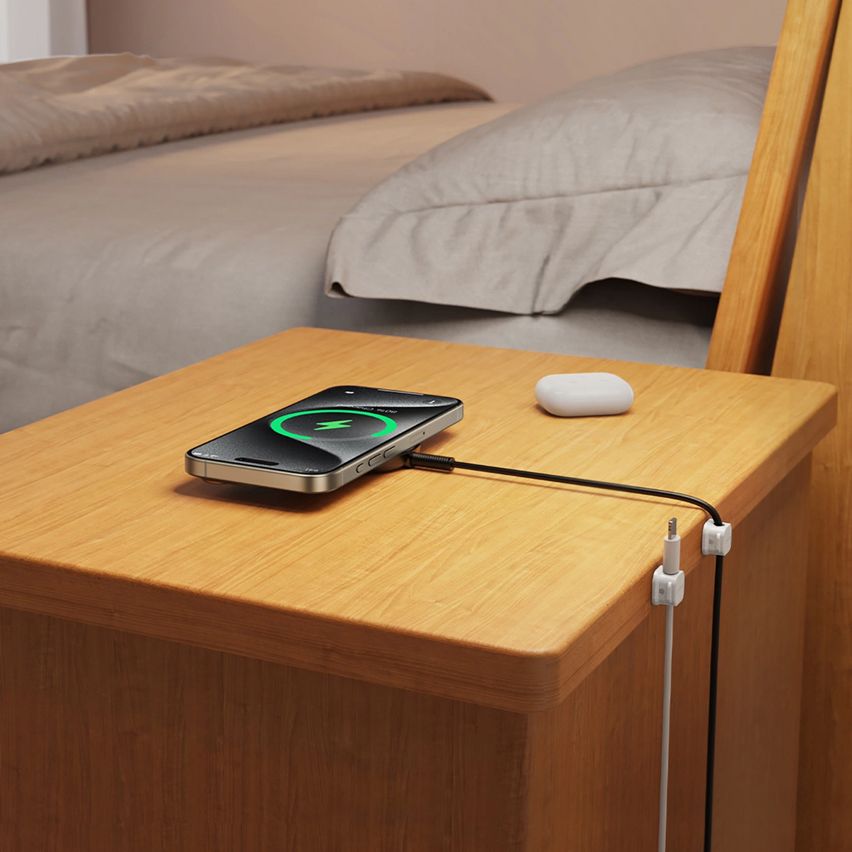 Joyroom JR-ZS368 Kabelorganisator, Sett med 6 stk, Hvit