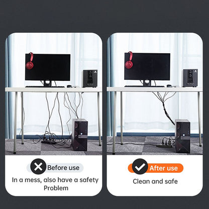 Kabelorganisator McDodo VS-0961 Belt, Velcro, 3m, Svart