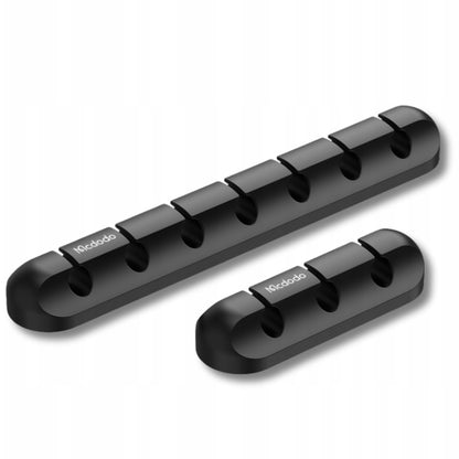 McDodo WF-5960 Kabelorganisator, Sett med 2 stk, Svart