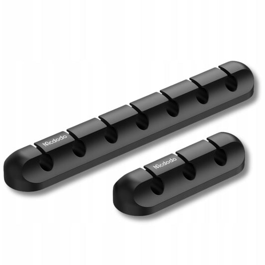 McDodo WF-5960 Kabelorganisator, Sett med 2 stk, Svart