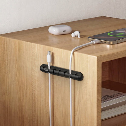 McDodo WF-5960 Kabelorganisator, Sett med 2 stk, Svart