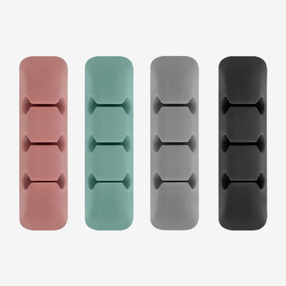 Ringke Kabelorganisator, Sett med 4 stykker, Forskjellige Farger