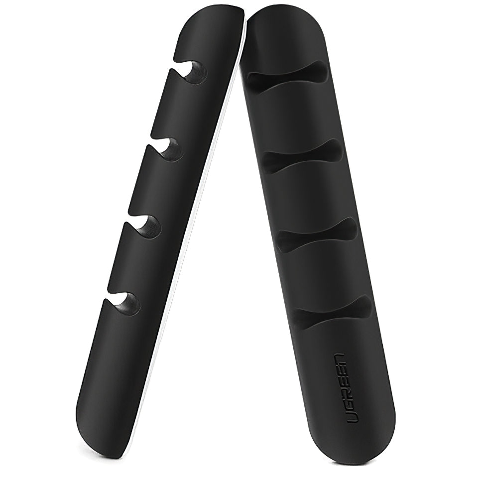 UGREEN Kabelorganisator, Sett med 2 stykker, Svart