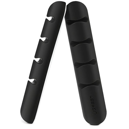 UGREEN Kabelorganisator, Sett med 2 stykker, Svart