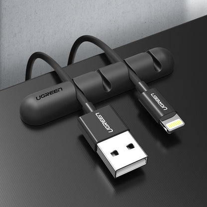 UGREEN Kabelorganisator, Sett med 2 stykker, Svart