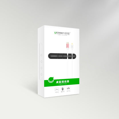 UGREEN Kabelorganisator, Sett med 2 stykker, Svart