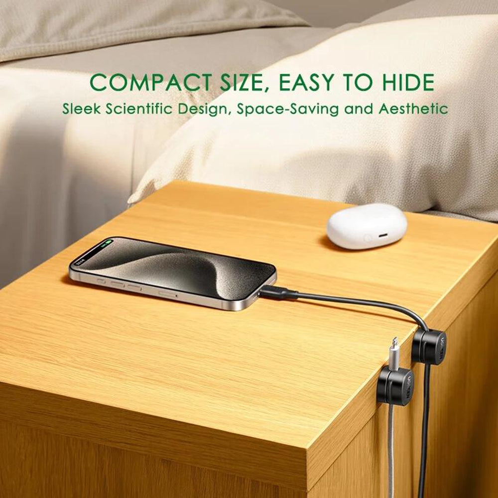 UGREEN LP886 Kabelorganisator, Sett med 3 Stykker, Svart