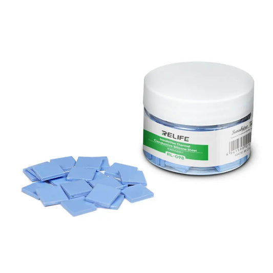 Relife RL-098 termisk ledende pute, 0,2 mm, sett med 100 stk