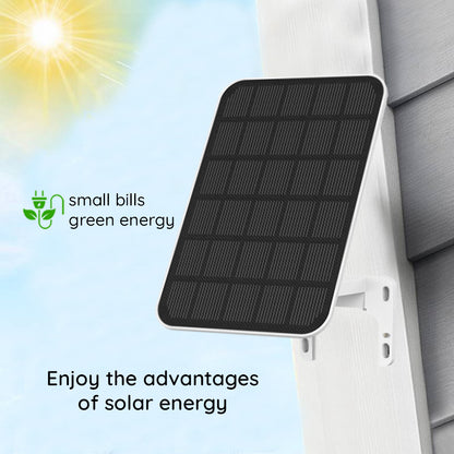 Solcellepanel Imou, 7W, USB-C, Hvit