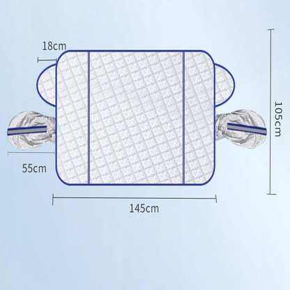 OEM bilsolskjerm for frontrute, 145 cm x 105 cm