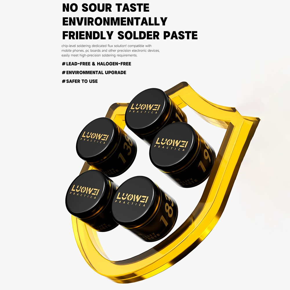 Loddepasta Luowei LW-SP3, 30g, Smeltepunkt 217 grader