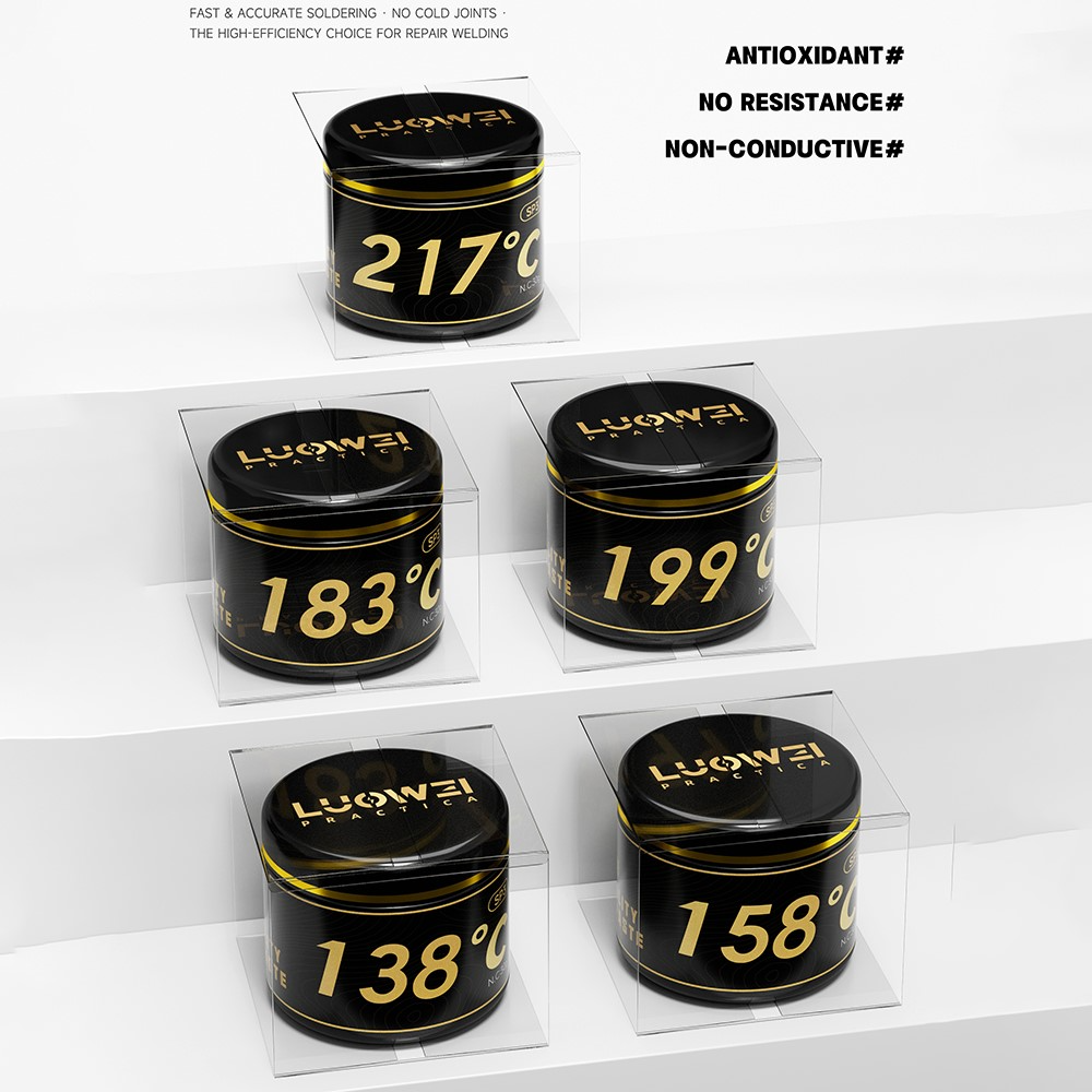 Loddepasta Luowei LW-SP3, 30g, Smeltepunkt 217 grader