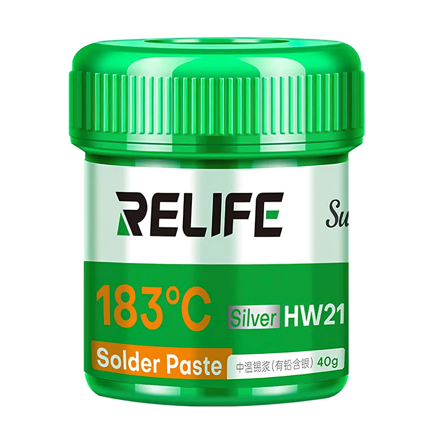 Loddepasta Relife HW21, 40g, Smeltepunkt 183 grader
