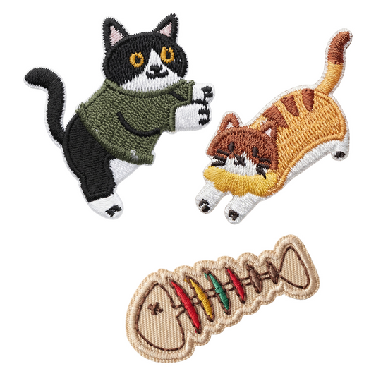 Patch / Tekstilmerke OEM Kategori 2, Sett med 3 stk, Flerfarget