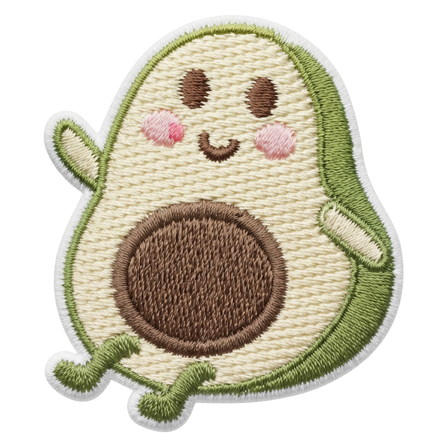 Patch / Tekstilmerke OEM Avocado, Sett med 3 stk, Flerfarget