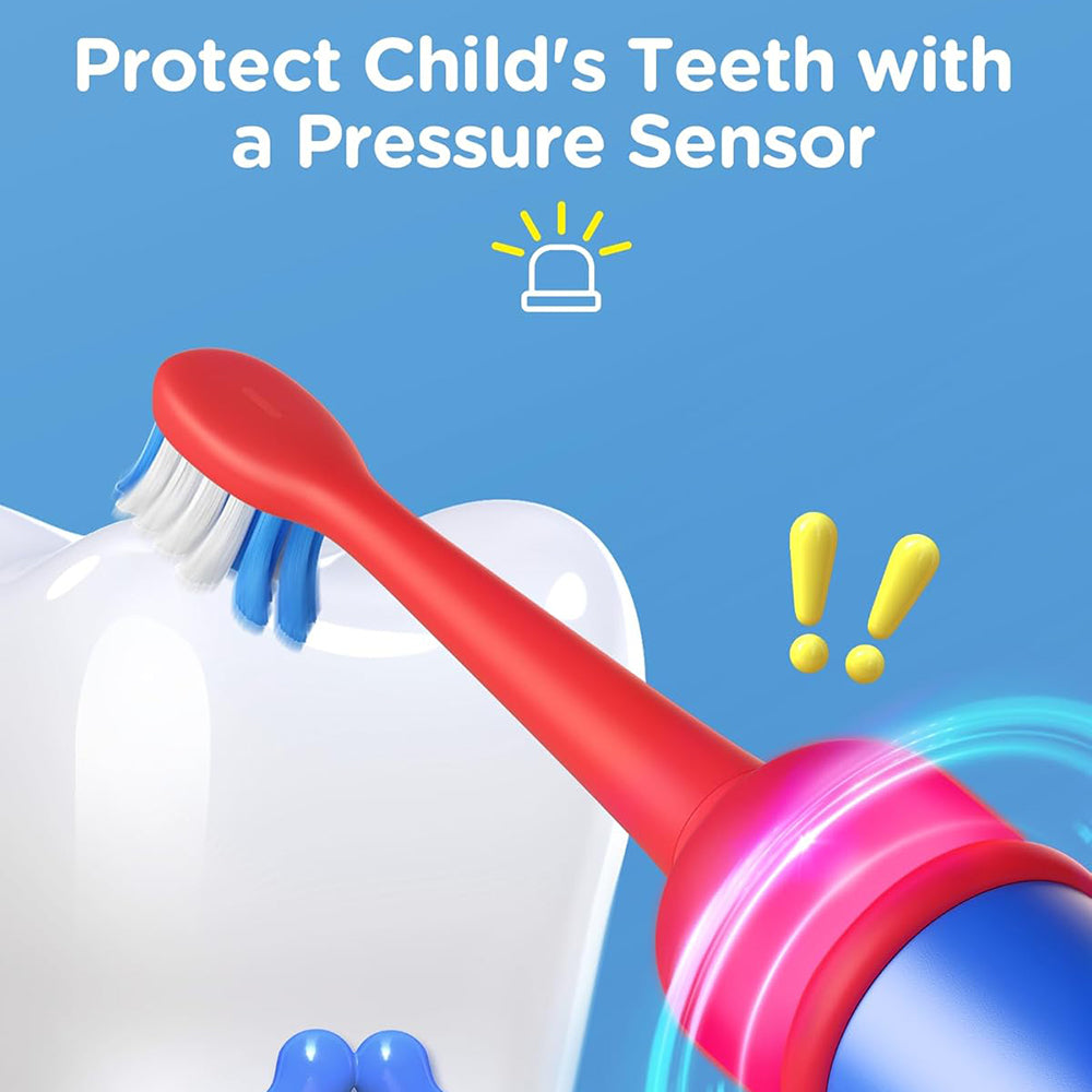 Elektrisk tannbørste Bitvae BVK7S Kids, Blå Rød