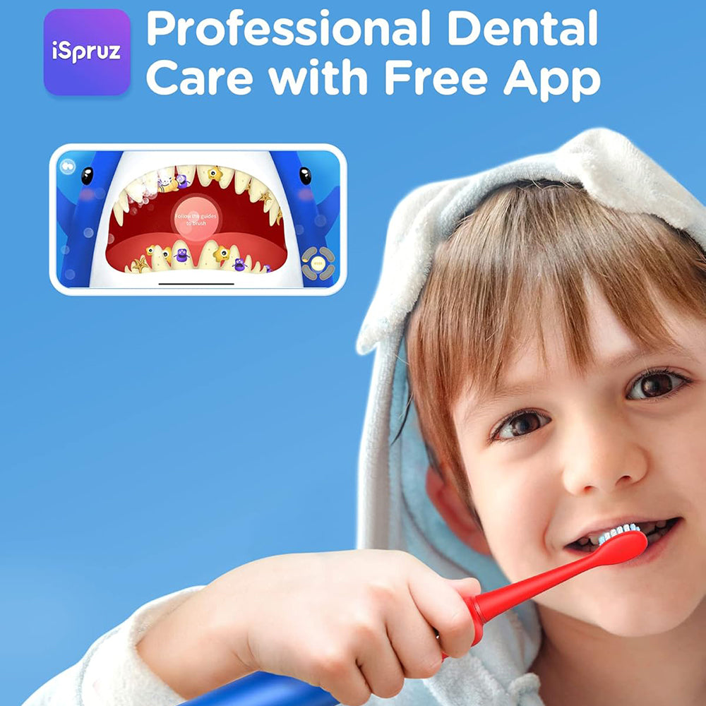 Elektrisk tannbørste Bitvae BVK7S Kids, Blå Rød