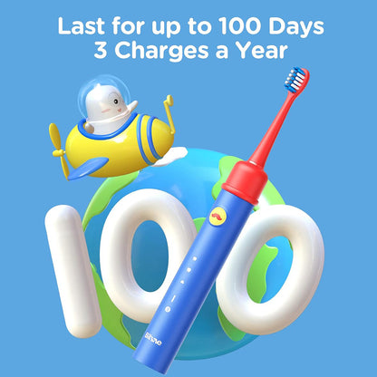 Elektrisk tannbørste Bitvae BVK7S Kids, Blå Rød