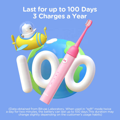 Elektrisk tannbørste Bitvae BVK7S Kids, Rosa