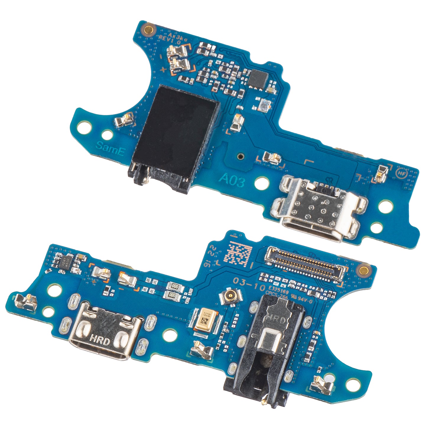 Samsung Galaxy Galaxy A03 A035 - Lyd - Mikrofon - Ladekontaktplate