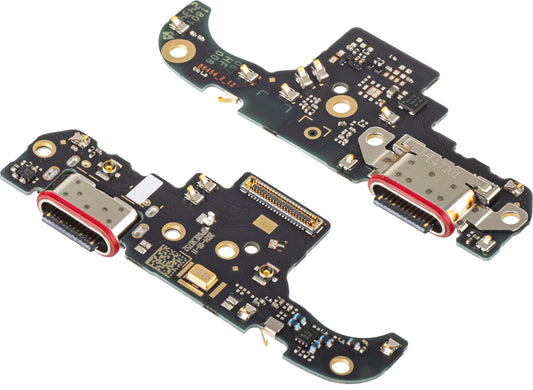 Ladekontakt Kort - Mikrofon Motorola Moto G75, Servicepakke 5P68C28949