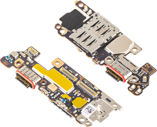 Ladekontakt Kort - Mikrofon - SIM-kortleser Modul Honor Magic7 Pro, Service Pack 0235AMQK
