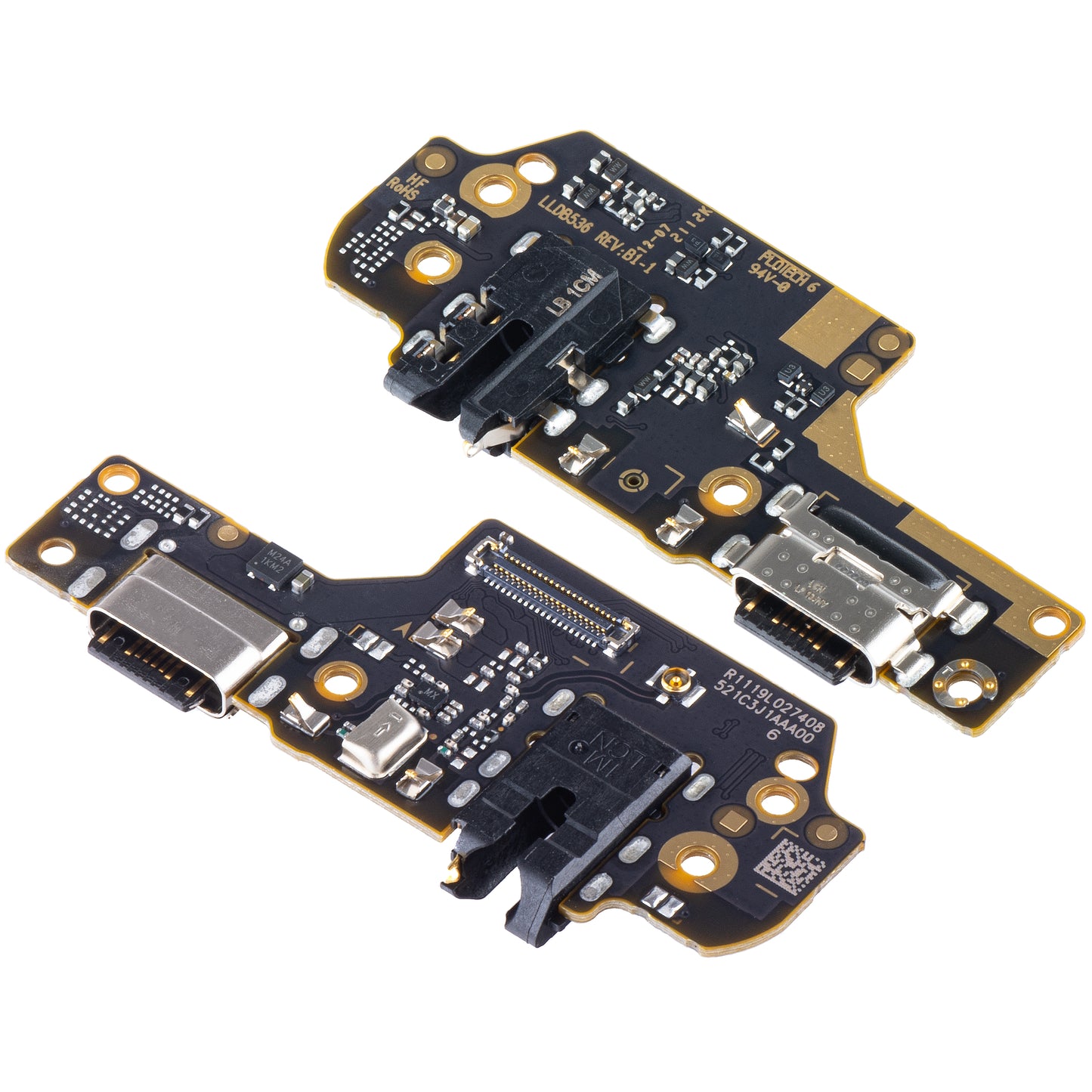 Ladekontakt Kort - Lyd - Mikrofon Xiaomi Redmi Note 8 2021, Service Pack 560001C3J100