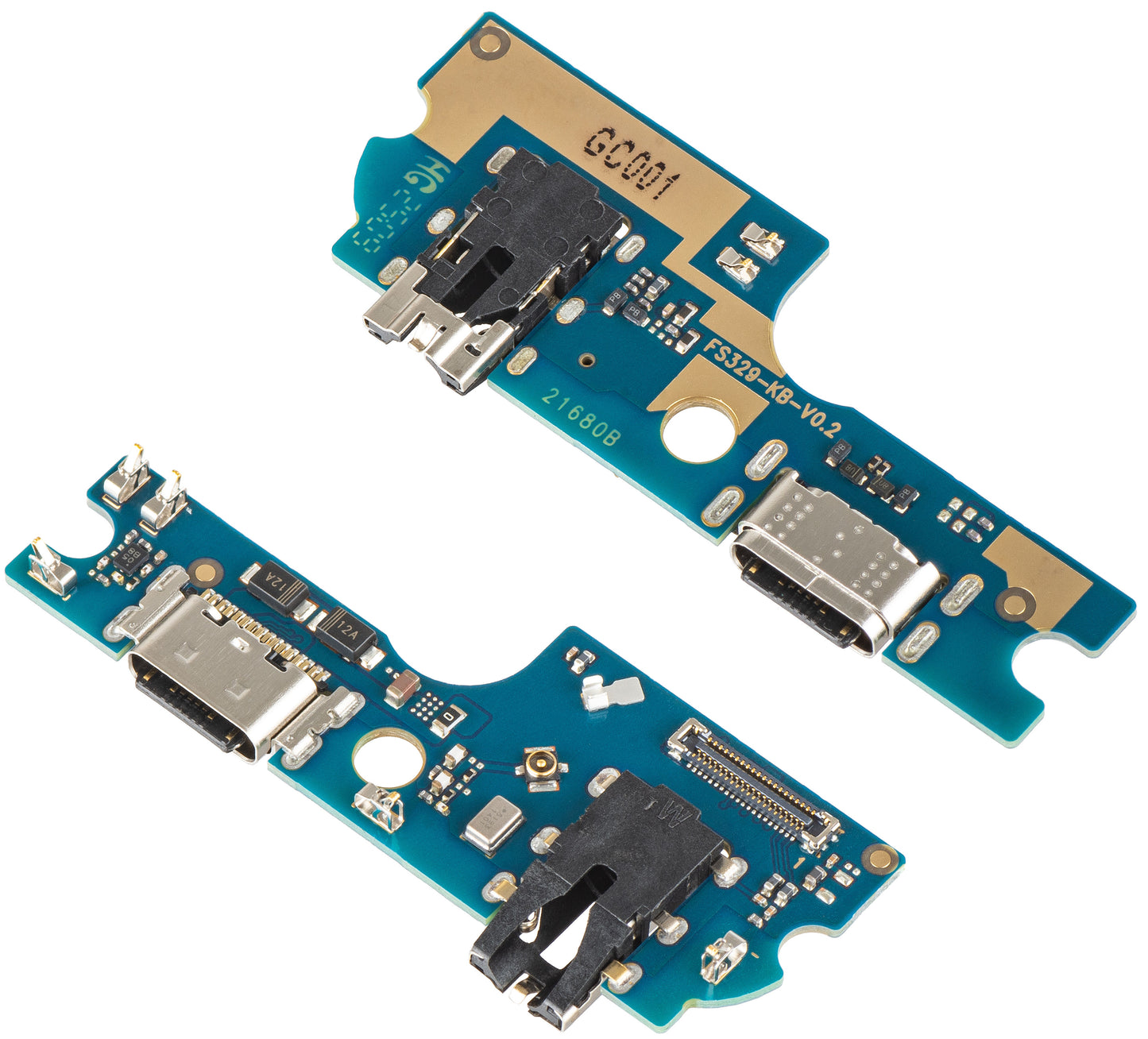 Placa med Ladekontakt - Audio - Mikrofon HMD Key, Service Pack PFS329K02001G