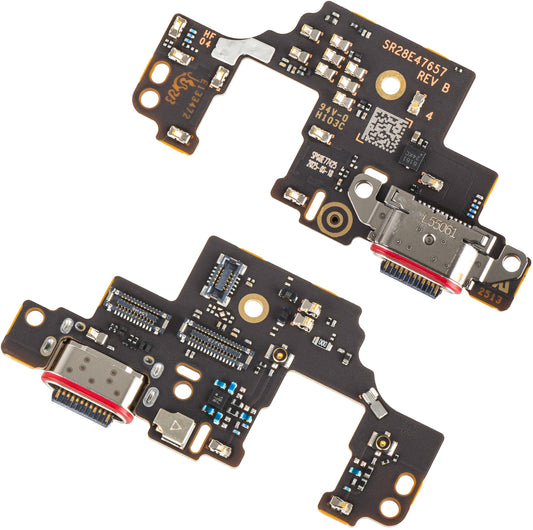 Ladekontakt Kort - Mikrofon Motorola Moto G Stylus 5G (2025), Service Pack 5B28C30425