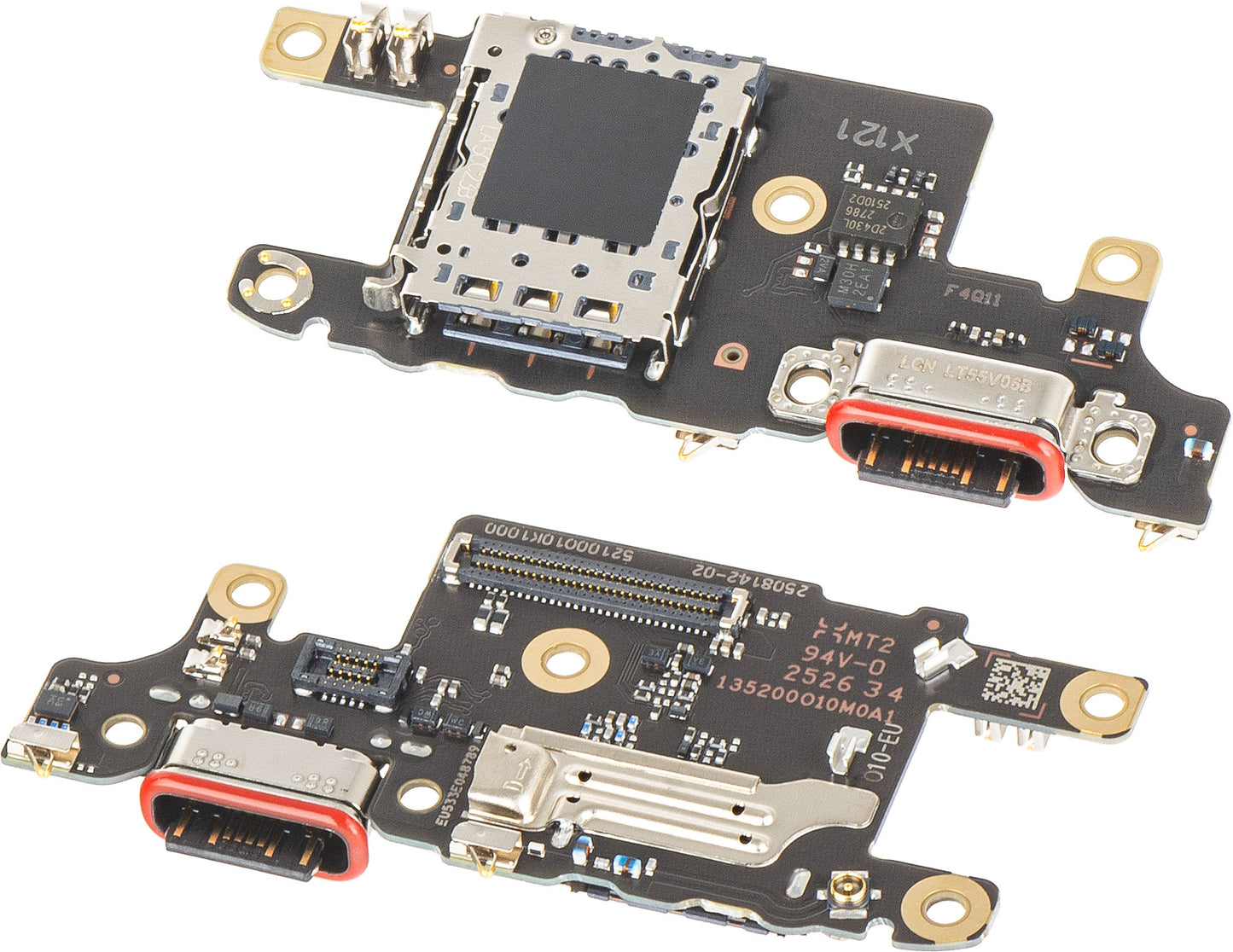 Ladekontakt Kort - Mikrofon - SIM-kortleser Modul Xiaomi Redmi Turbo 4 / Poco X7 Pro, Service Pack 56000400O1000