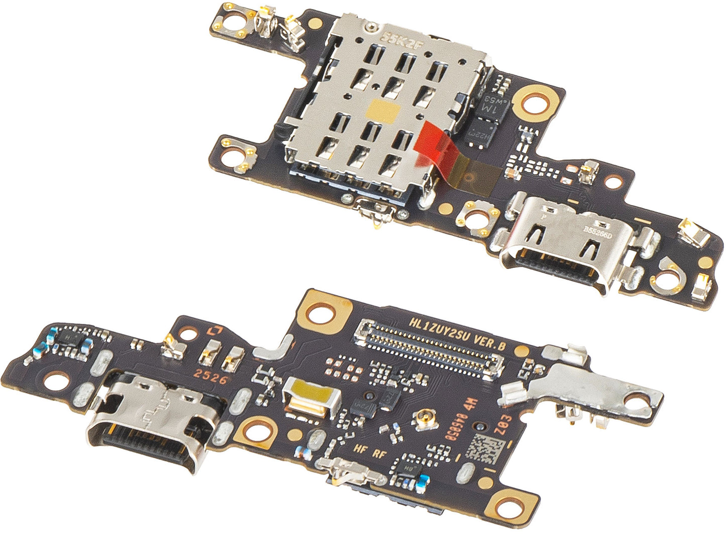 Ladekontakt Kort - Mikrofon - SIM-kortleser Modul Huawei nova 14 Pro, Service Pack 02357EQE