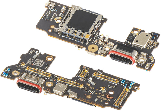 Ladekontakt Kort - Mikrofon - SIM-kortleser Modul Motorola Edge 70 Ultra / Signature, Service Pack 5B28C31906