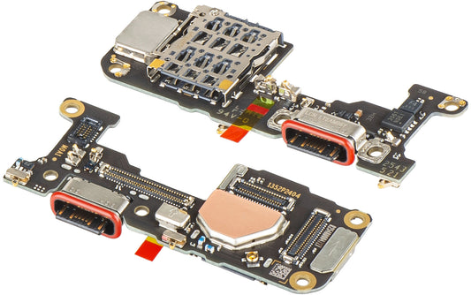 Ladekontakt Kort - Mikrofon - SIM-kortleser Modul Xiaomi 15T Pro, Service Pack 5600010O12U00