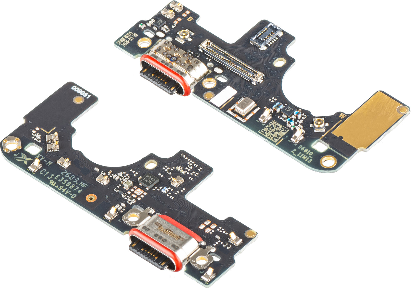 Ladekontakt Kort - Mikrofon Motorola Moto G87, Service Pack 5B28C32729